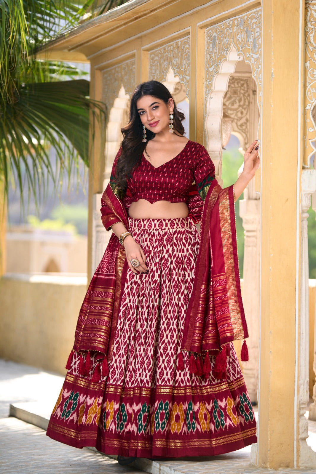 Aesthetic Classy Elegance Tussar Silk Lehenga Choli