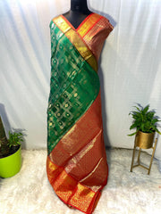 South Indian Special Kanchipuram Silk Zari Weaving Saree