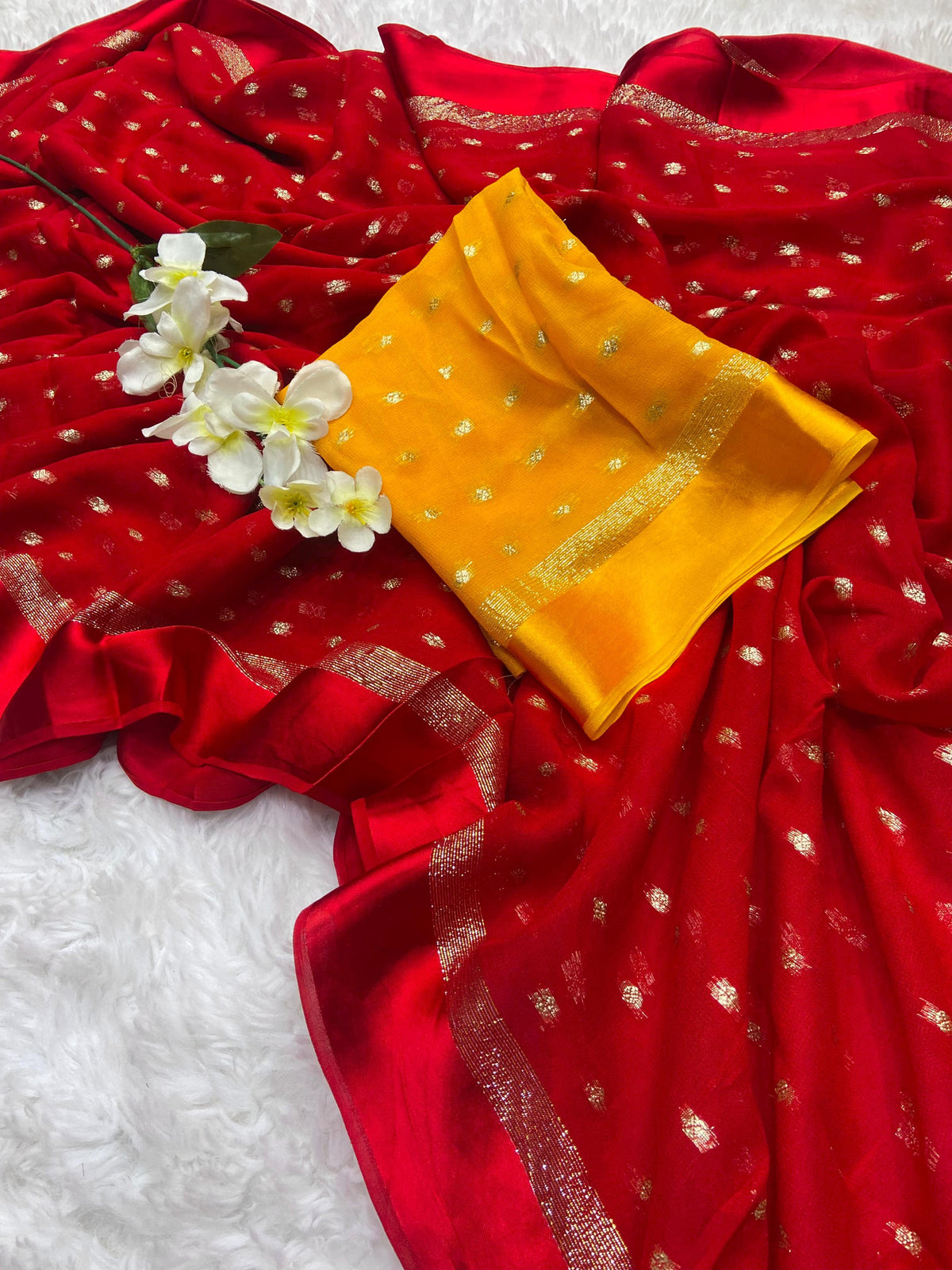 Beautiful Soft Viscose Georgette Saree