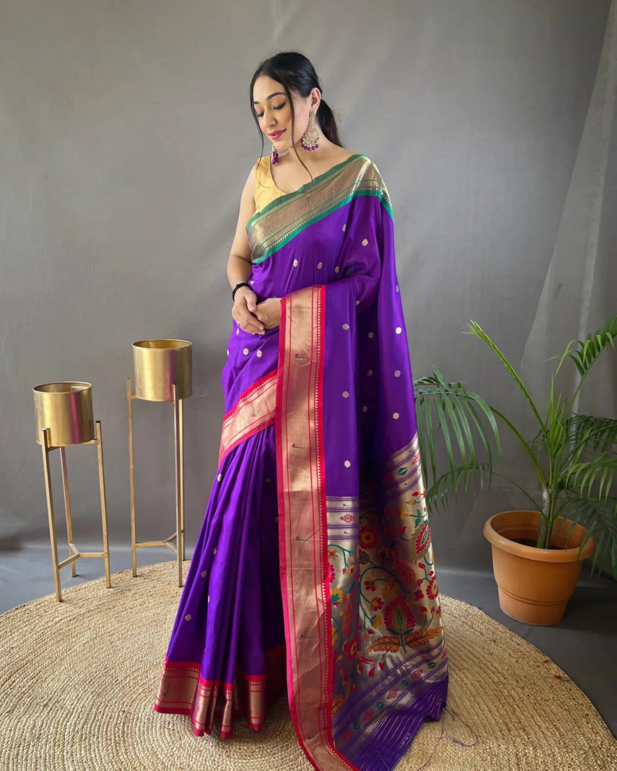 Beautiful kamal pathani Work Saree