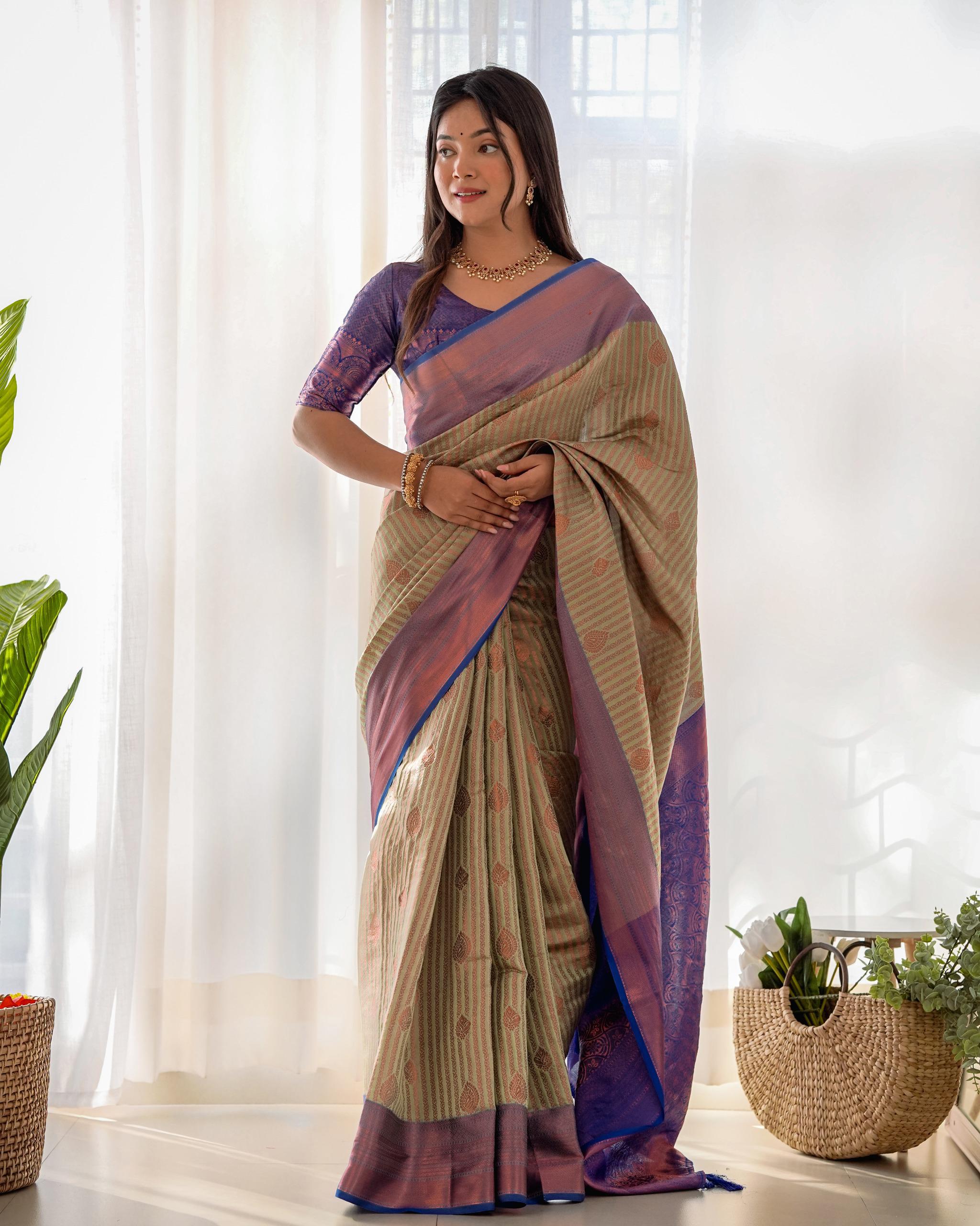 Traditional Pure Soft Kubera Pattu Silk Saree With Rich Pallu