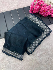 Zimmy Choo Beautiful Sequence Embroidery Saree