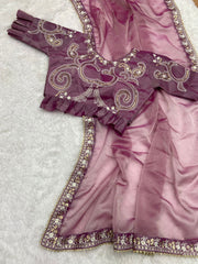 Soft Organza Work Saree