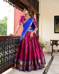 Festival Special Paithani Artistry Cotton Silk Elegant Lehenga Choli