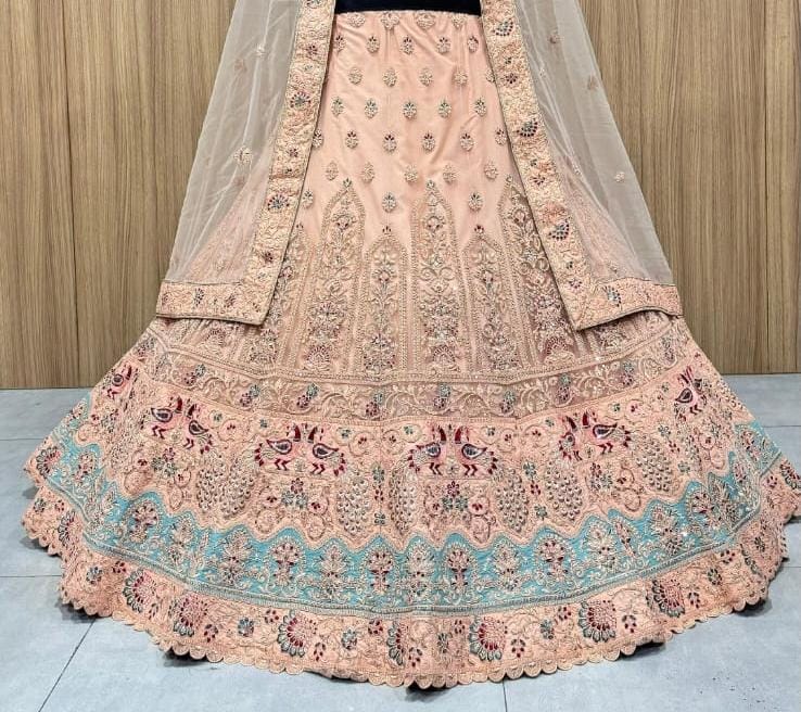 Trending Net Party-wear Reception Special Lehenga Choli