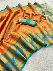 Soft silk Kanchipuram Work Saree