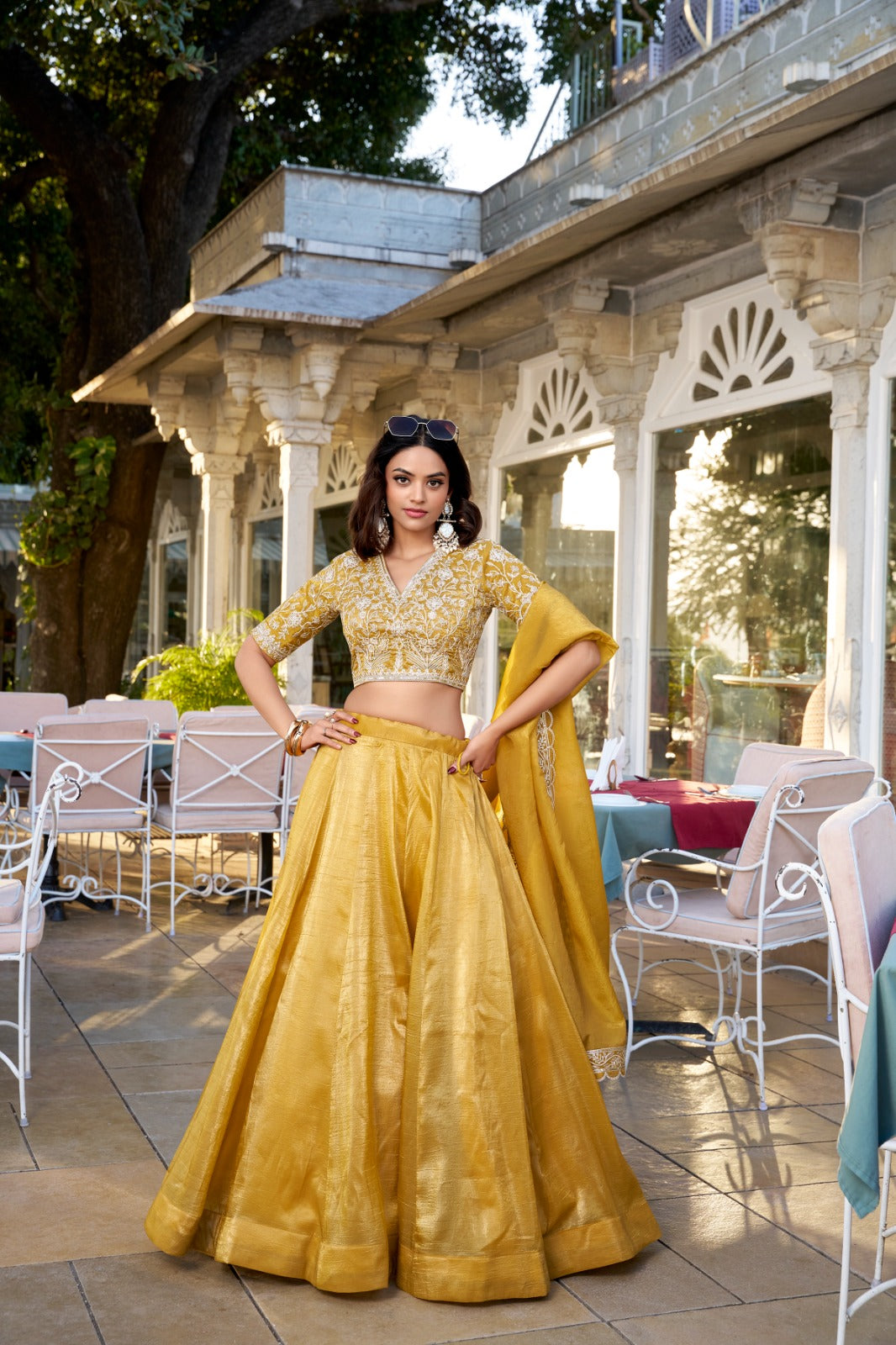 Wedding Special Goldie Colour Lehenga Choli