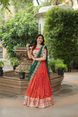 Trending Elegance & Grace Cosmos Jacquard Lehenga Choli