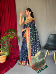 Beautiful Pure Paithani Patola Weaved Saree