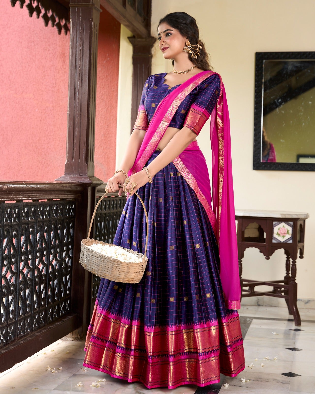 Festival Special Paithani Artistry Cotton Silk Elegant Lehenga Choli