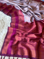 Beautiful Banarsi Silk With Heavy Satin Feel Saree