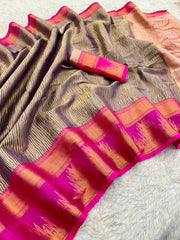 Soft silk Kanchipuram Work Saree