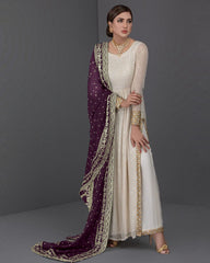 Amazing Heavy Embroidery Sequence Work Gown