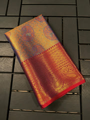 South Indian Special Soft Banarsi Hand-loom Bridal Pattu Silk Saree