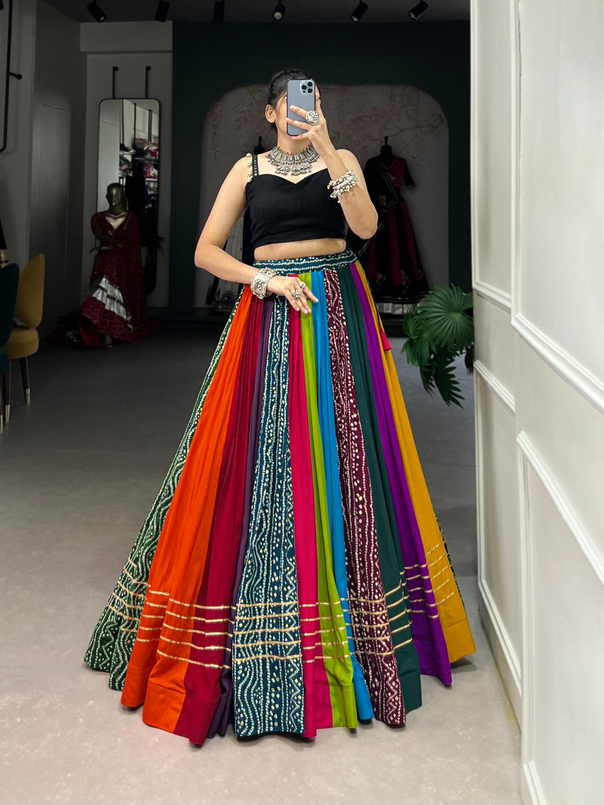 Navratri Special Multi Colour Lehenga Choli