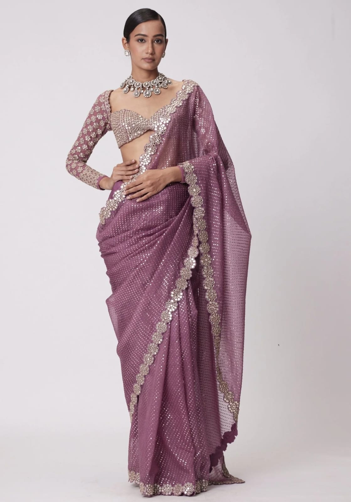 Bollywood Blockbuster Original Mirror Designer Saree