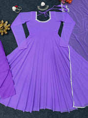 Beautiful Designer Georgette Work Gown