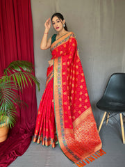 Beautiful Pure Paithani Patola Weaved Saree