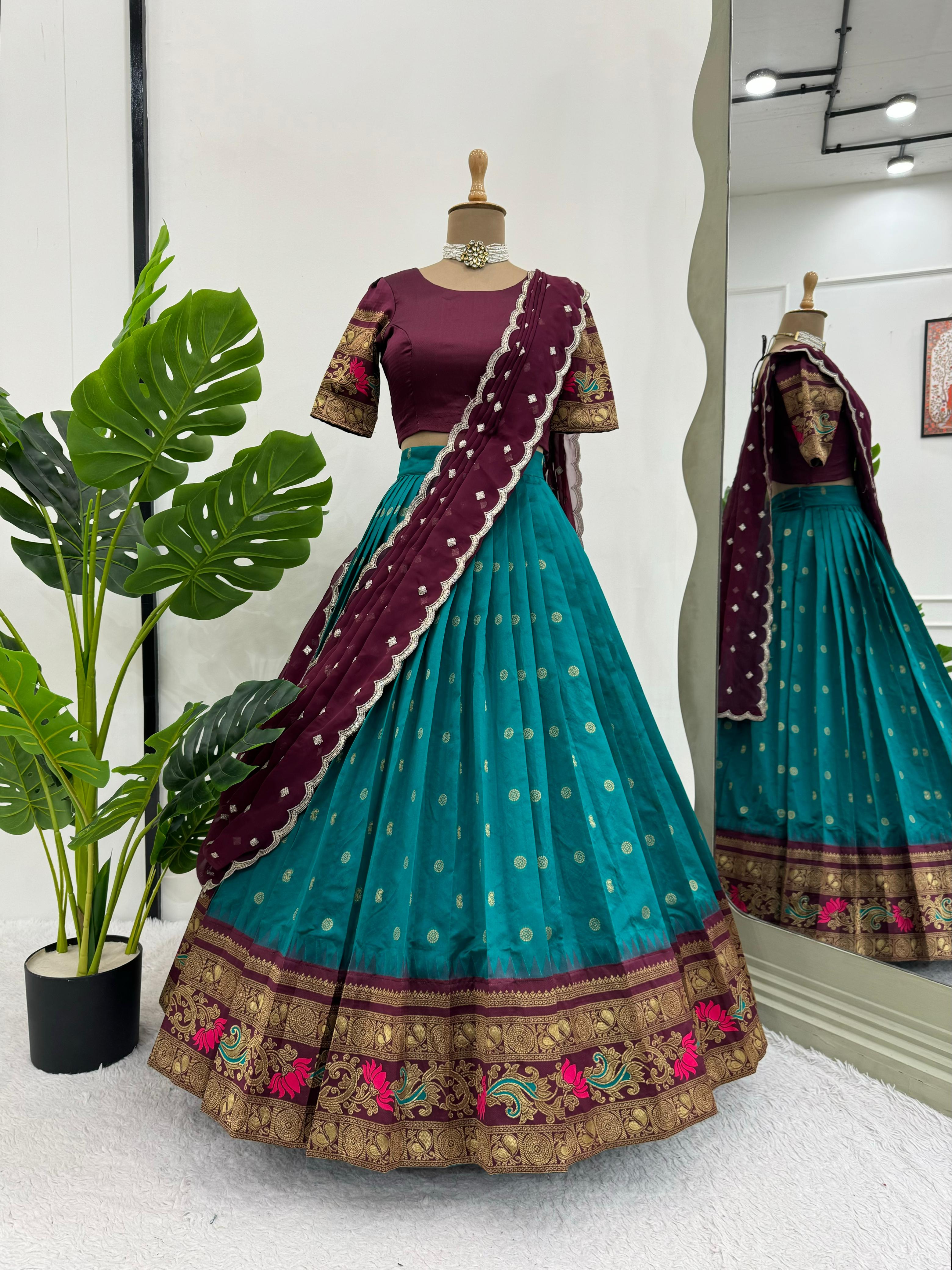 Gorgeous Georgette Silk Work Lehenga Choli