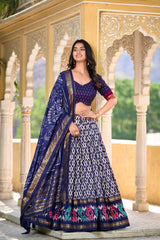 Aesthetic Classy Elegance Tussar Silk Lehenga Choli