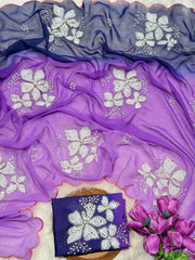 Beautiful Pedding Georgette Saree