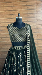 Party-wear Special Georgette Thread With Sequence Work Lehenga Choli