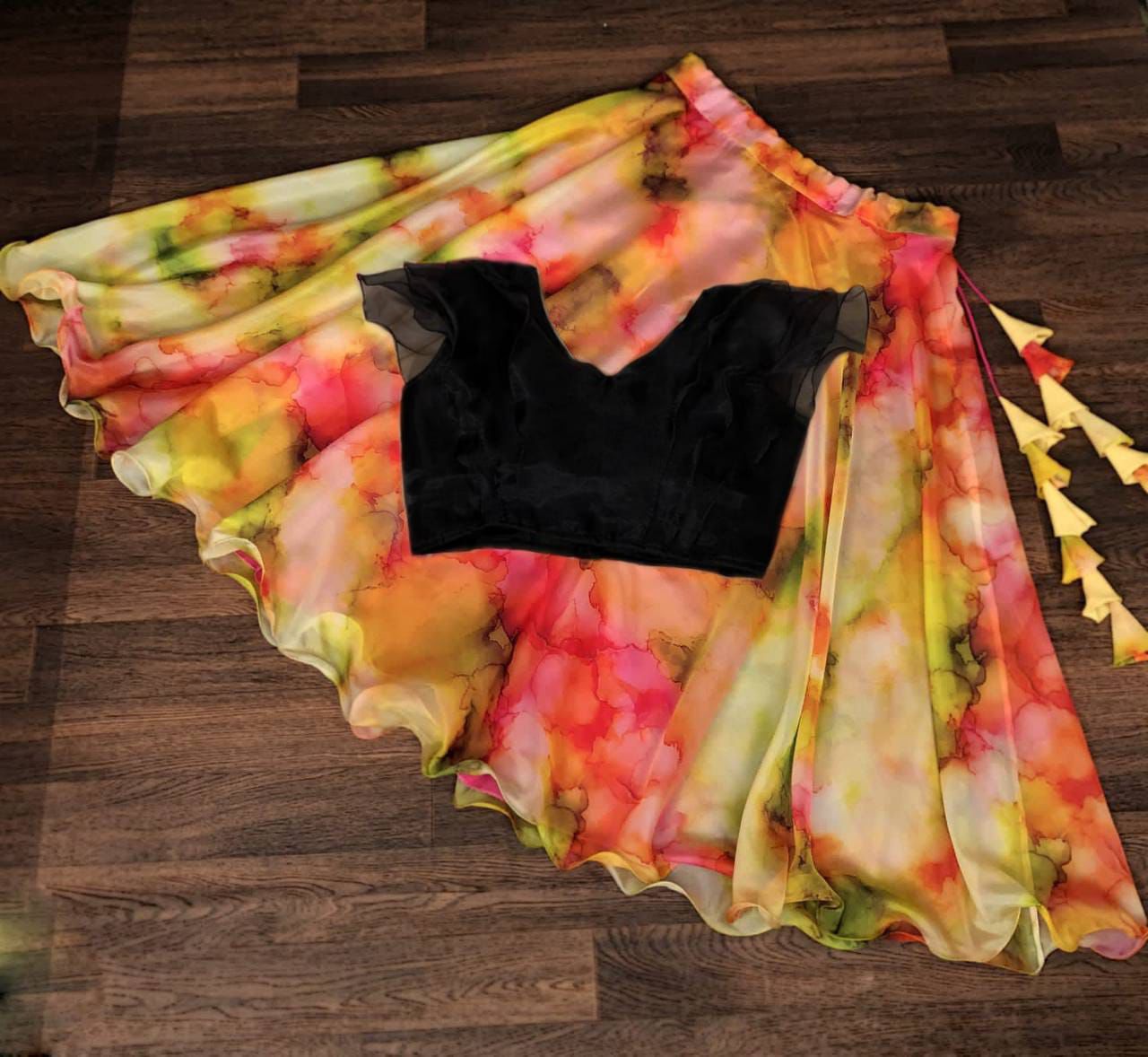 Designer Digital Printed Crop-Top