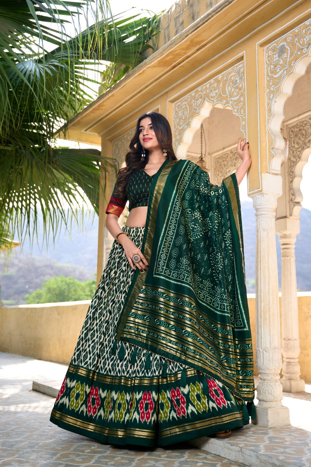 Aesthetic Classy Elegance Tussar Silk Lehenga Choli