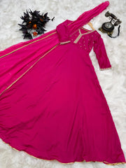 Designer PartyWere Fiono Silk Work Gown