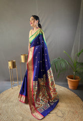 Beautiful Kamal Paithani Weaving Saree