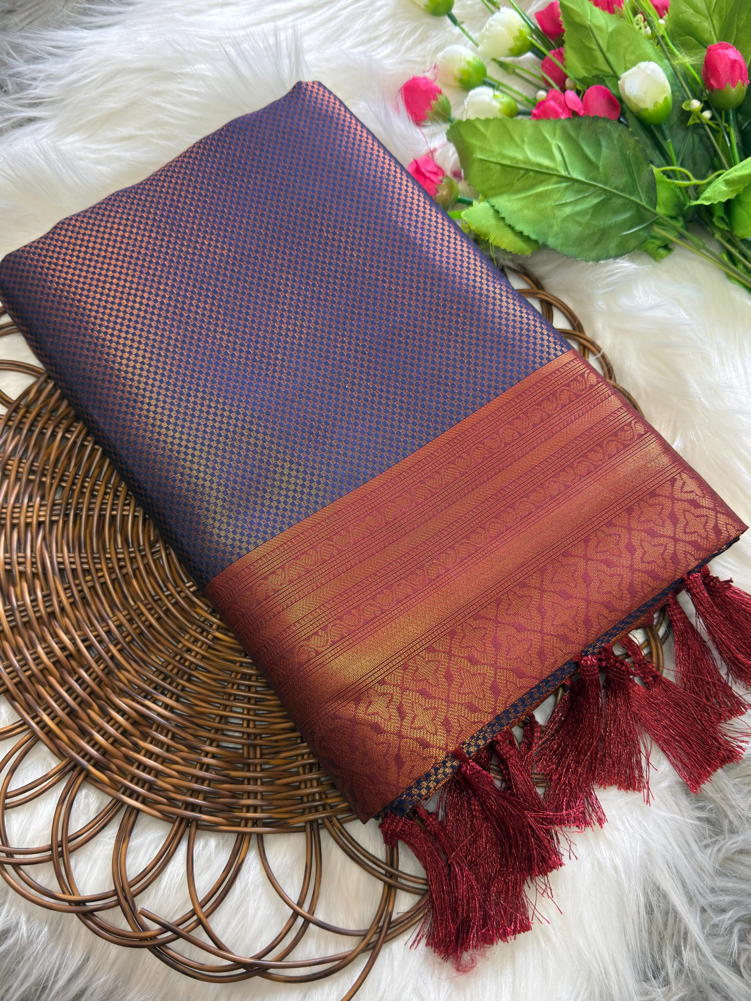 Beautiful Kubera Pattu kanjivaram Silk Saree