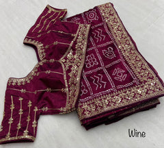 Heavy Vichitra Silk Work Saree