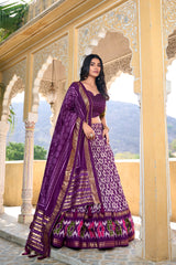 Aesthetic Classy Elegance Tussar Silk Lehenga Choli