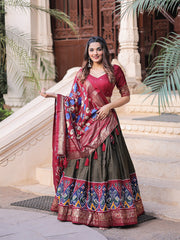 Attractive Tranding Dola Silk Printed Work Lehenga Choli