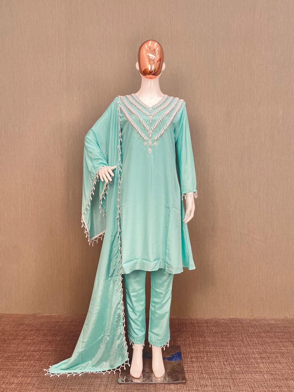 Special Wear Designer Handwork Suite with Pant